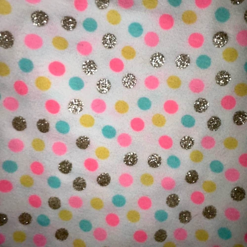 NWOT Cynthia Rowley Unicorn Print Top and Polka Dot Leggings Set - Picture 7 of 11